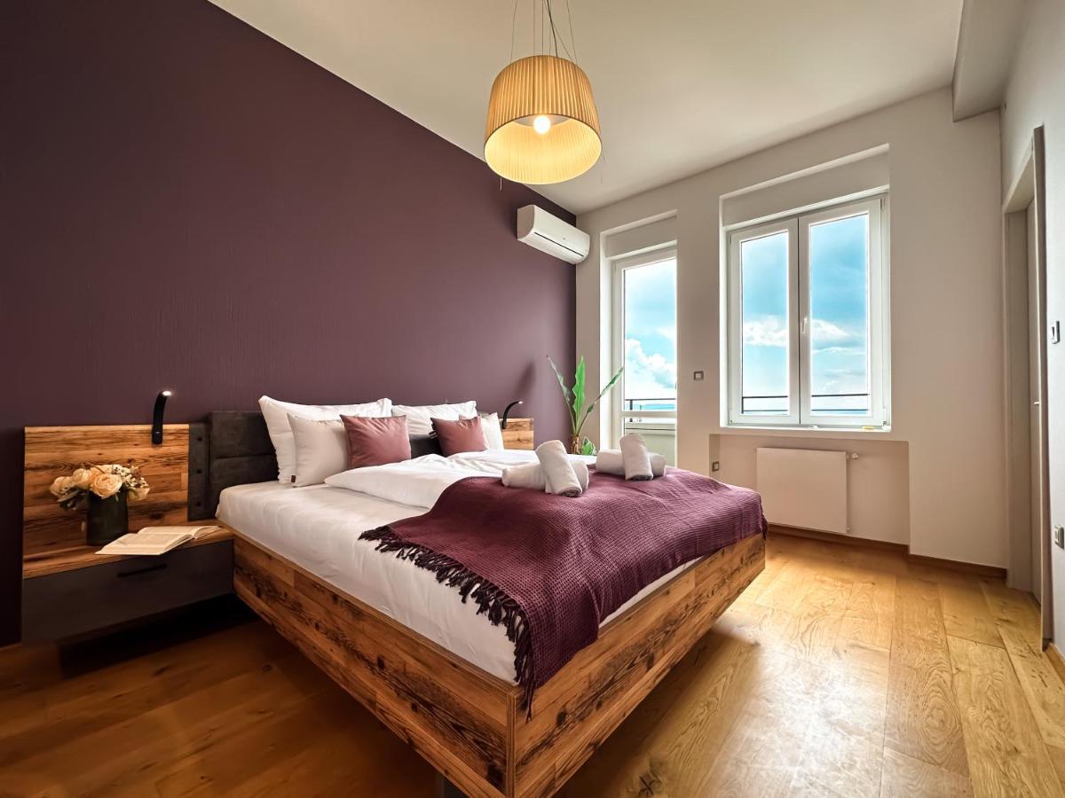 דירות 105M2 Penthouse Sea View Rijeka With Free Garage Parking מראה חיצוני תמונה